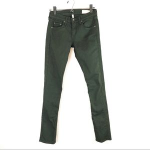 [Rag&Bone] ‘The Dre’ olive skinny jeans Size 24